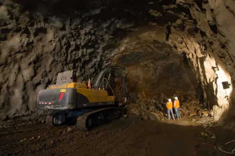 Gold mining